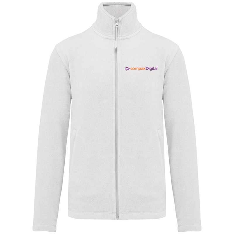 compax-Fleecejacke-Herren-weiss